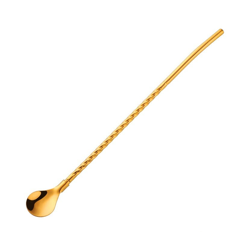 LoungeYard | Reusable Long Handle Spoon Straw — product view 2