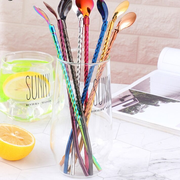 LoungeYard | Reusable Long Handle Spoon Straw — product view 3
