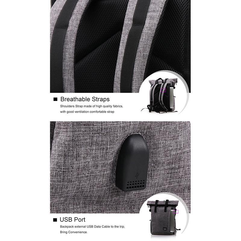 LoungeYard | Multi-Functional Waterproof DSLR Camera Travel Bag With USB Port — product view 6