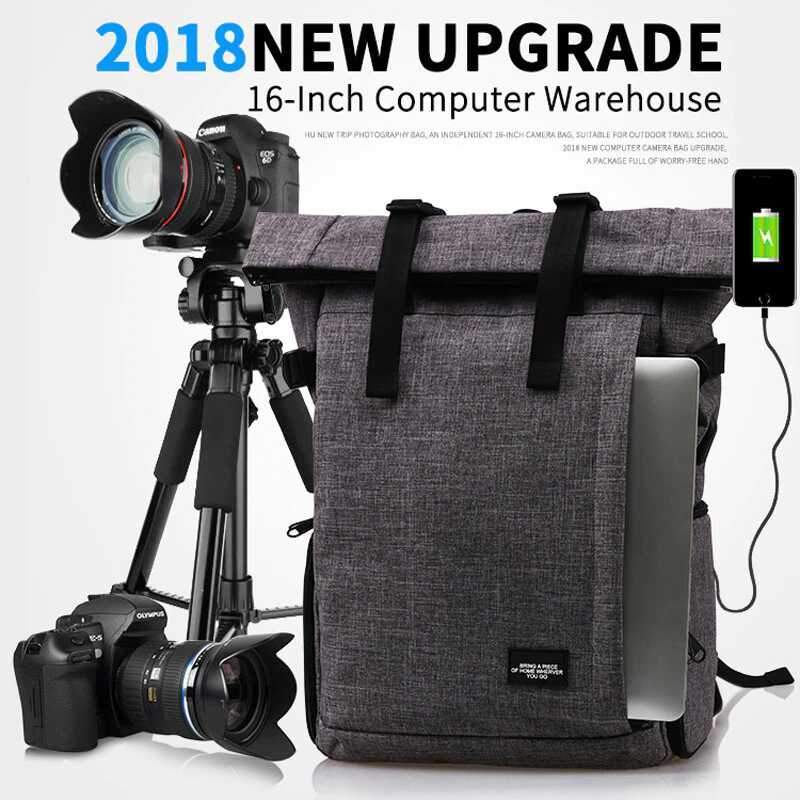 LoungeYard | Multi-Functional Waterproof DSLR Camera Travel Bag With USB Port — product view 2