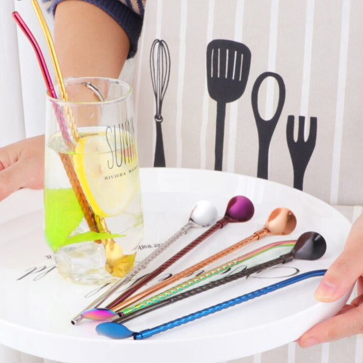 LoungeYard | Reusable Long Handle Spoon Straw — product view 7