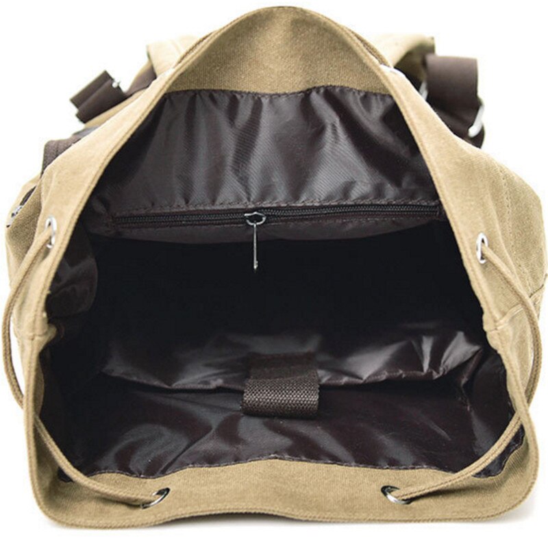 LoungeYard | Nomad Friendly Canvas Bucket Bag Backpack — product view 5
