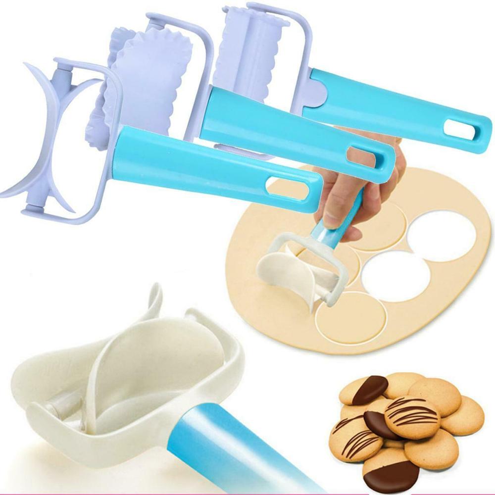 LoungeYard | 3Pcs Cake Decorating Dough Cutter Roller — product view 6