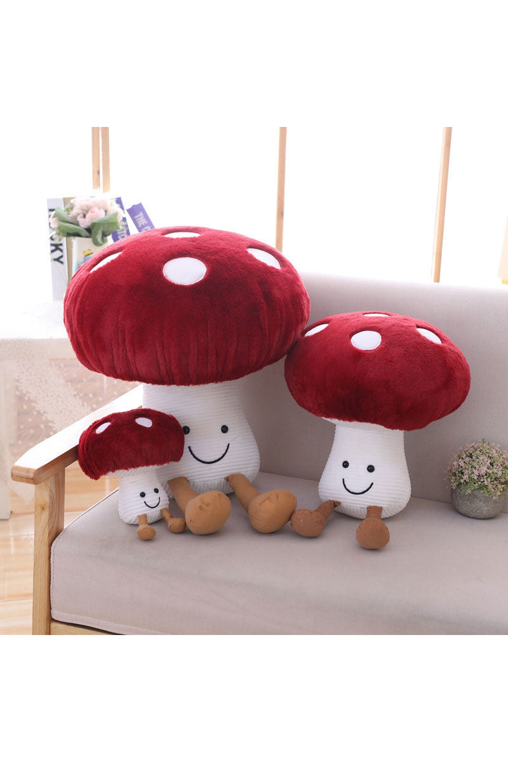 Mushroom Friendship Pillow | LoungeYard — product view 2
