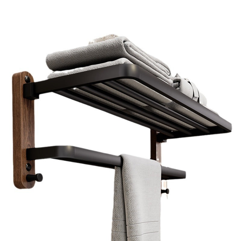 LoungeYard | Towel Holder Without Drilling | Modern Wall Mount for Bathroom — product view 2