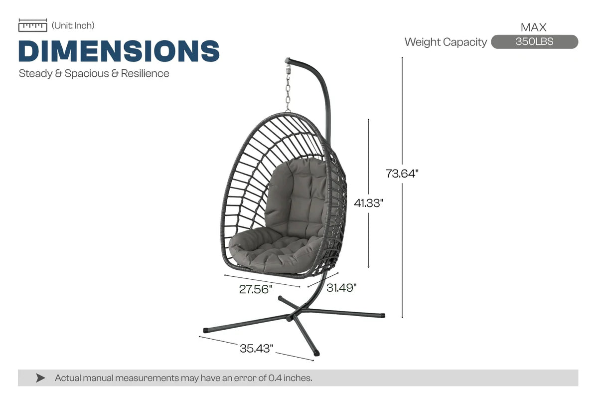 Hanging Egg Chair — product view 7