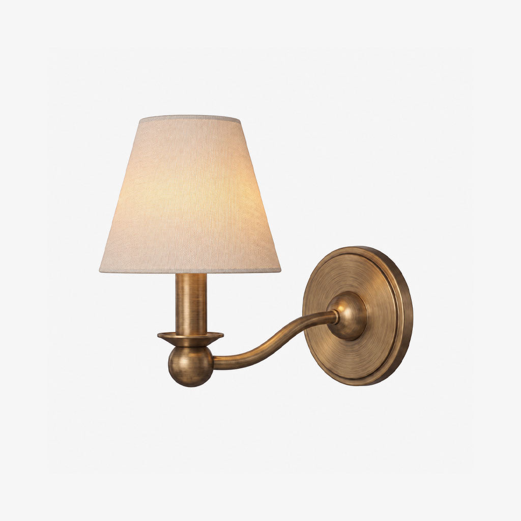 Harlow Fabric Wall Sconce — product view 1