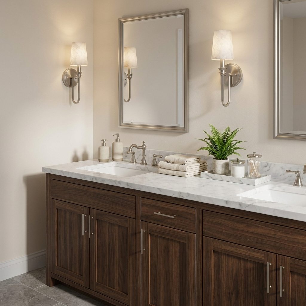 Harp Alabaster Wall Sconce — product view 3