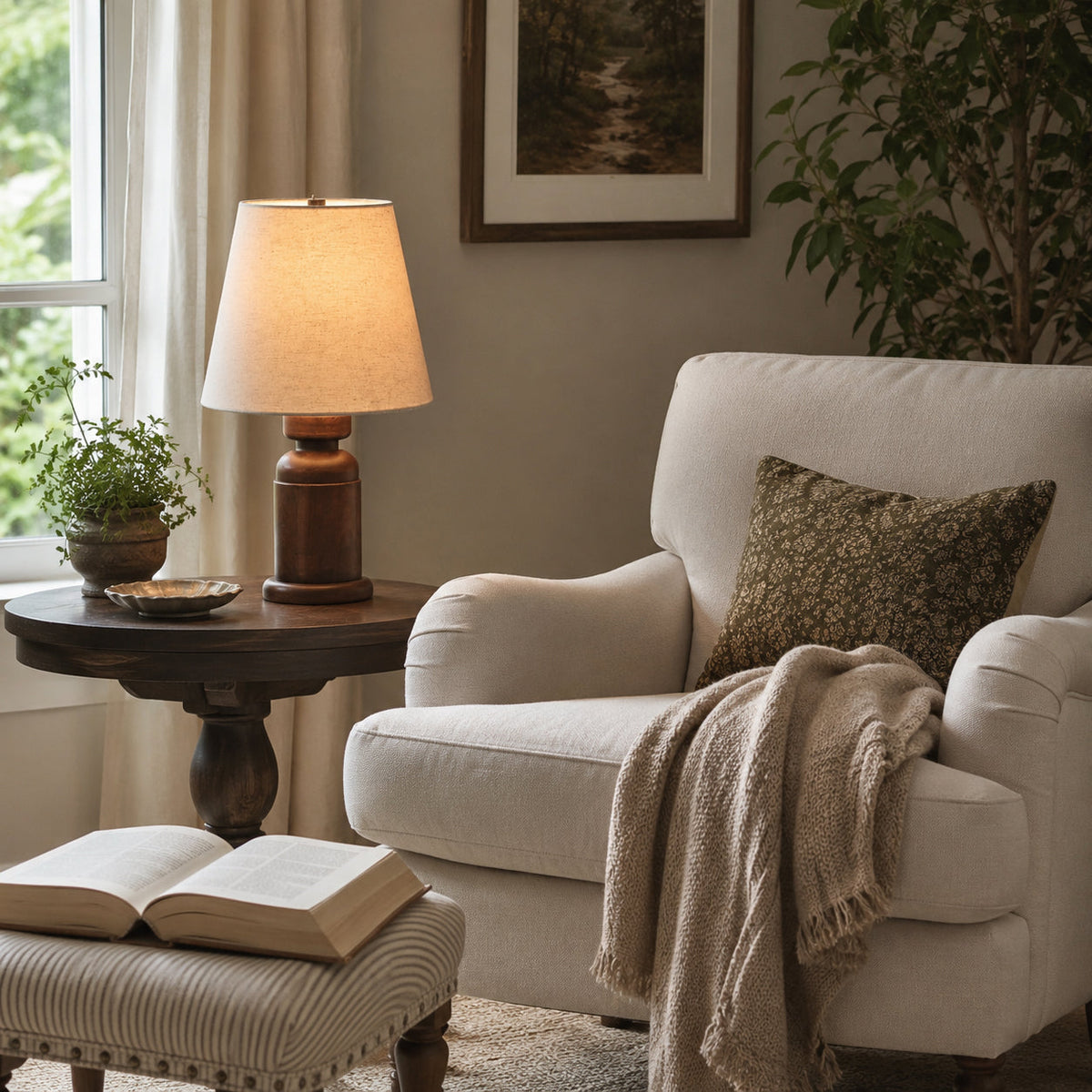 Harrison Wood Table Lamp — product view 7