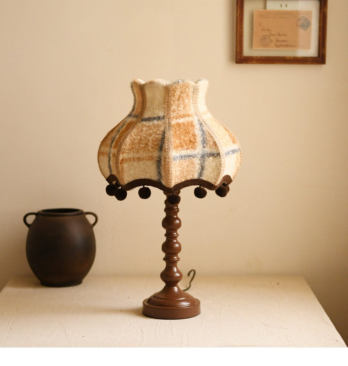 Hartley Check Table Lamp — product view 4