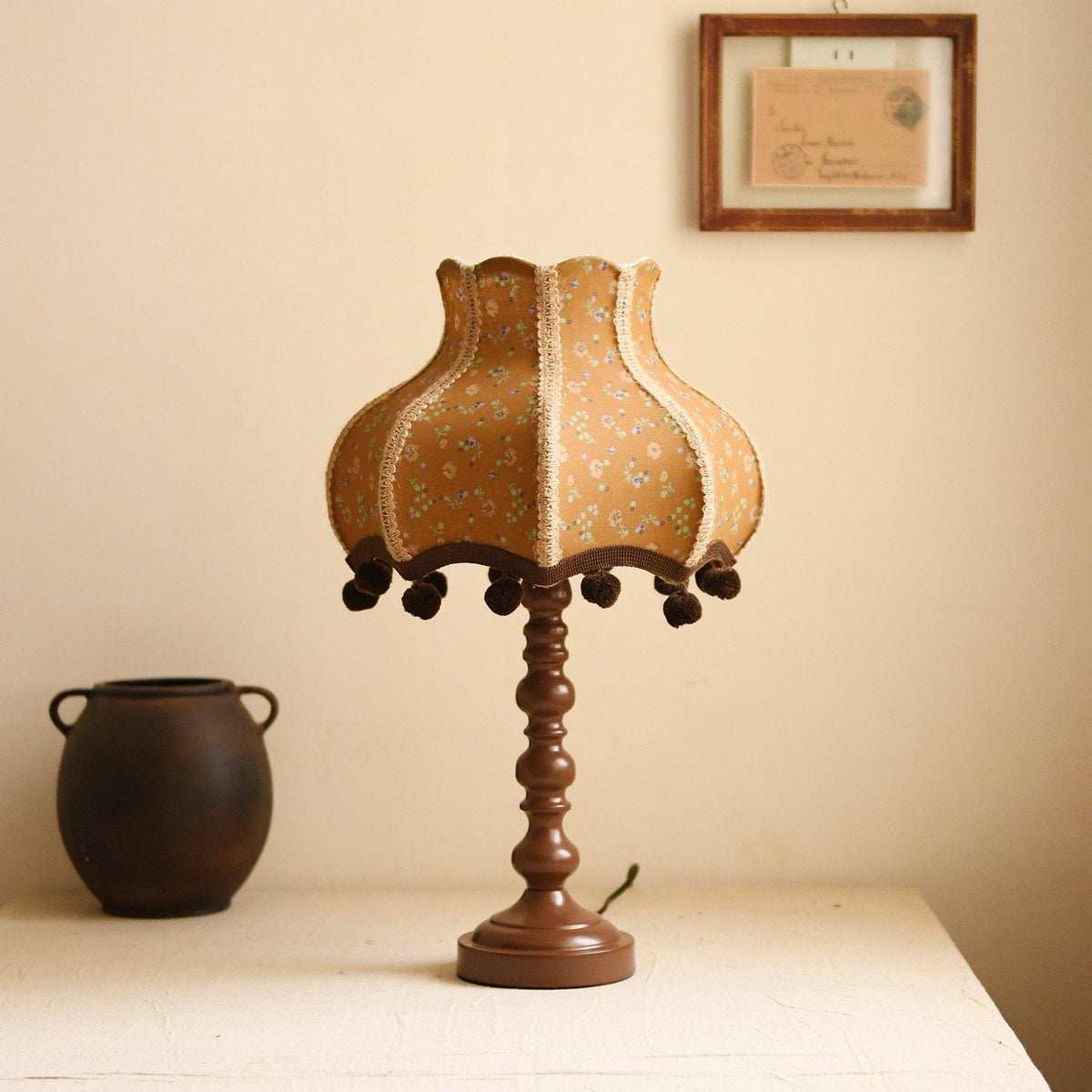Hartley Check Table Lamp — product view 2