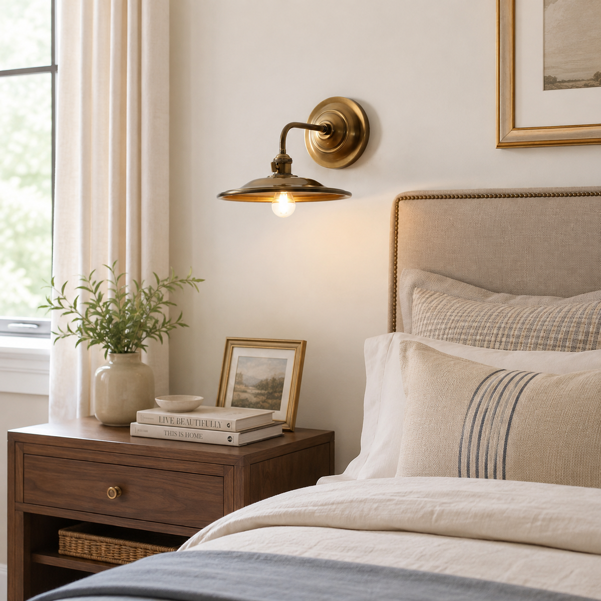 Hawthorne Brass Wall Sconce — product view 4