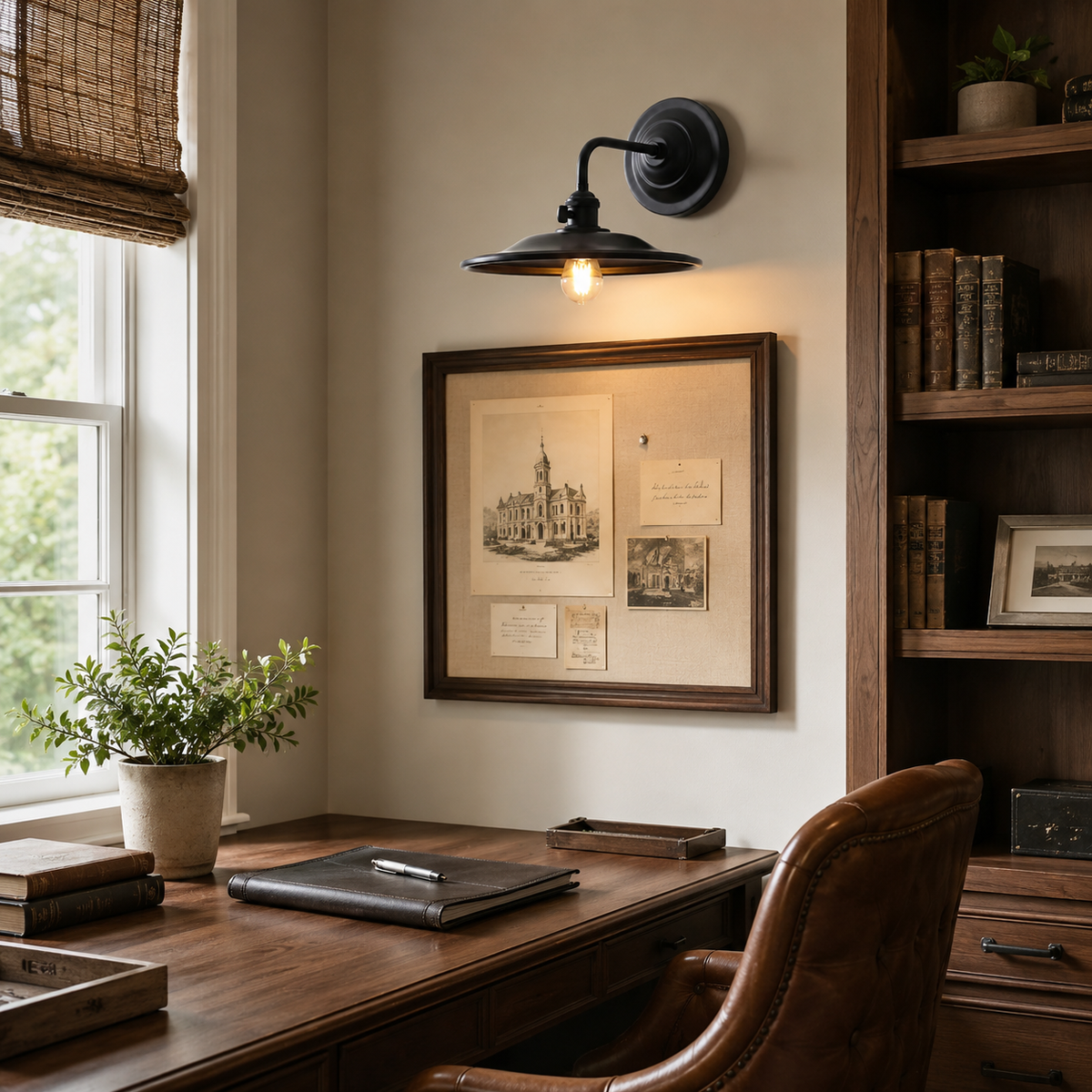 Hawthorne Brass Wall Sconce — product view 2