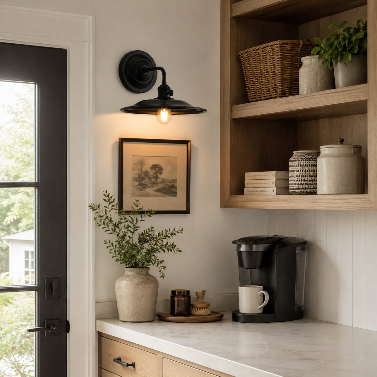 Hawthorne Brass Wall Sconce — product view 5