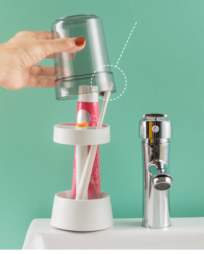 LoungeYard | Creative Anti-Dust Protective Toothbrush Holder — product view 5