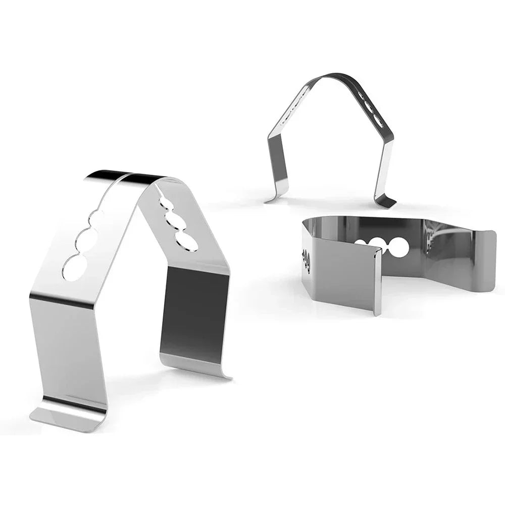 LoungeYard | GrillMaster Thermometer Holder | Stainless Steel & Dishwasher Safe | Universally Compatible — product view 2