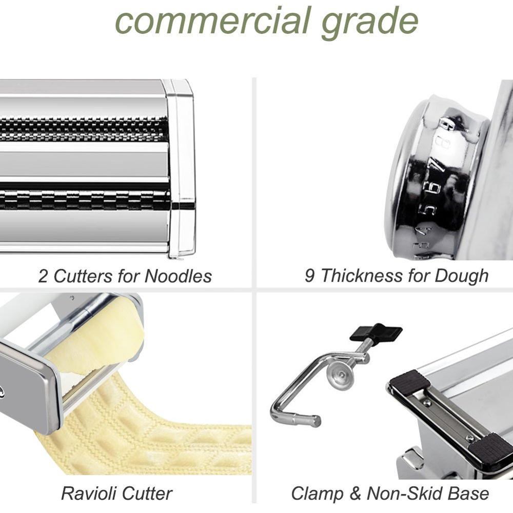 LoungeYard | Stainless Steel Manual Noodle Pasta Maker — product view 5
