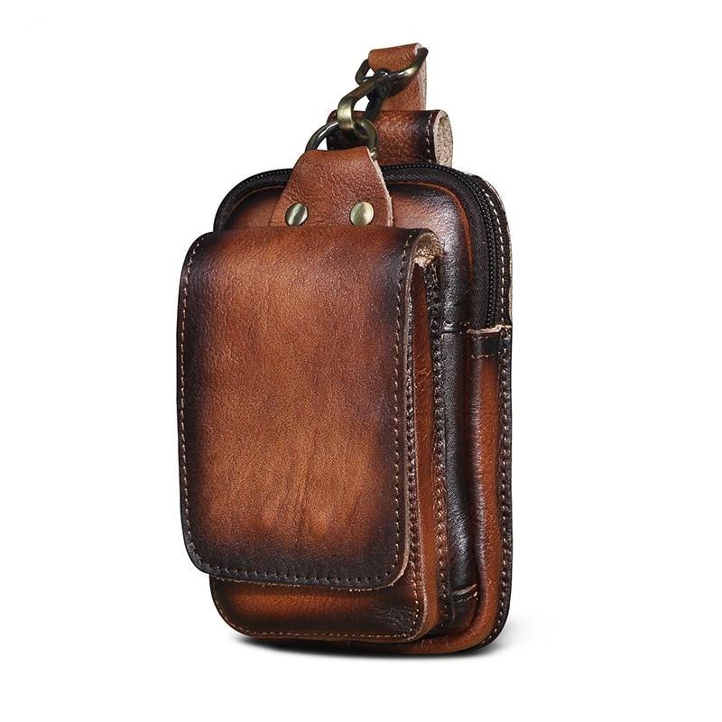 LoungeYard | Elegant Leather Hip Pouch for Men — product view 4