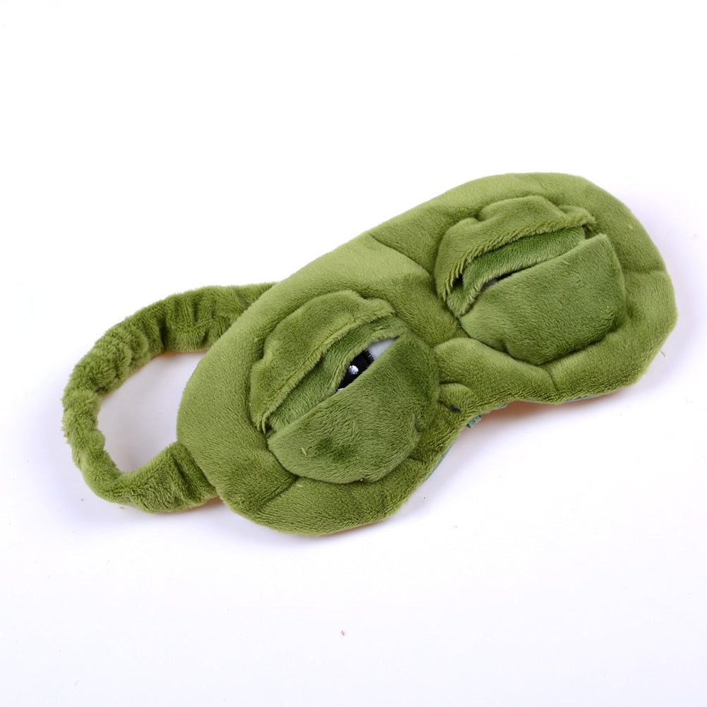 LoungeYard | 3D Sleepy Frog Sleeping Mask — product view 2