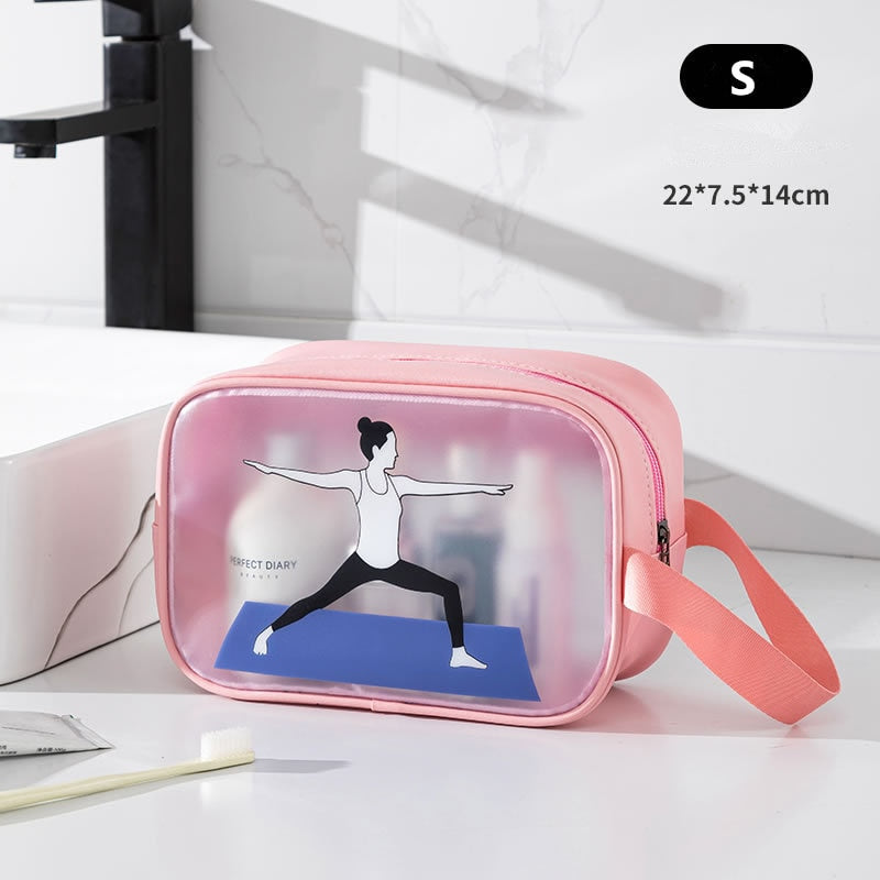Waterproof Cosmetic Organizer Travel Bag with Wet-Dry Compartment — product view 1