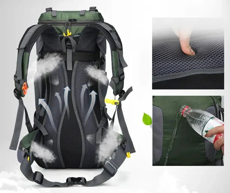 LoungeYard | 60L Backpack - Waterproof — product view 5
