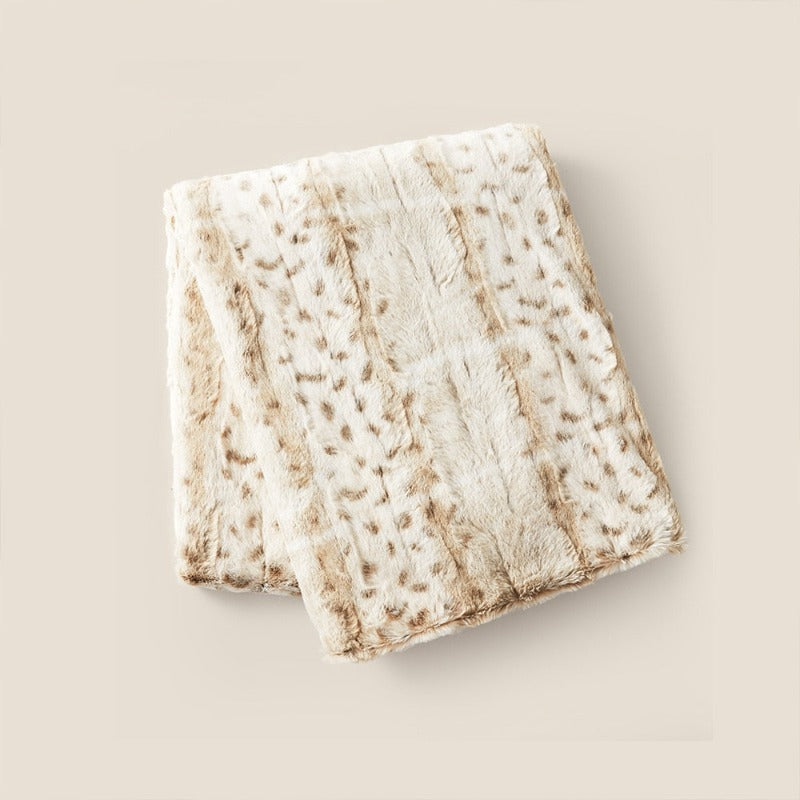 LoungeYard | SOFT LEO PATTERN BLANKET — product view 1