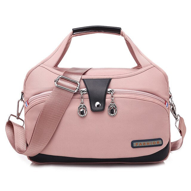 Water-Resistant Nylon Crossbody Bag with Zipper Closure — product view 5