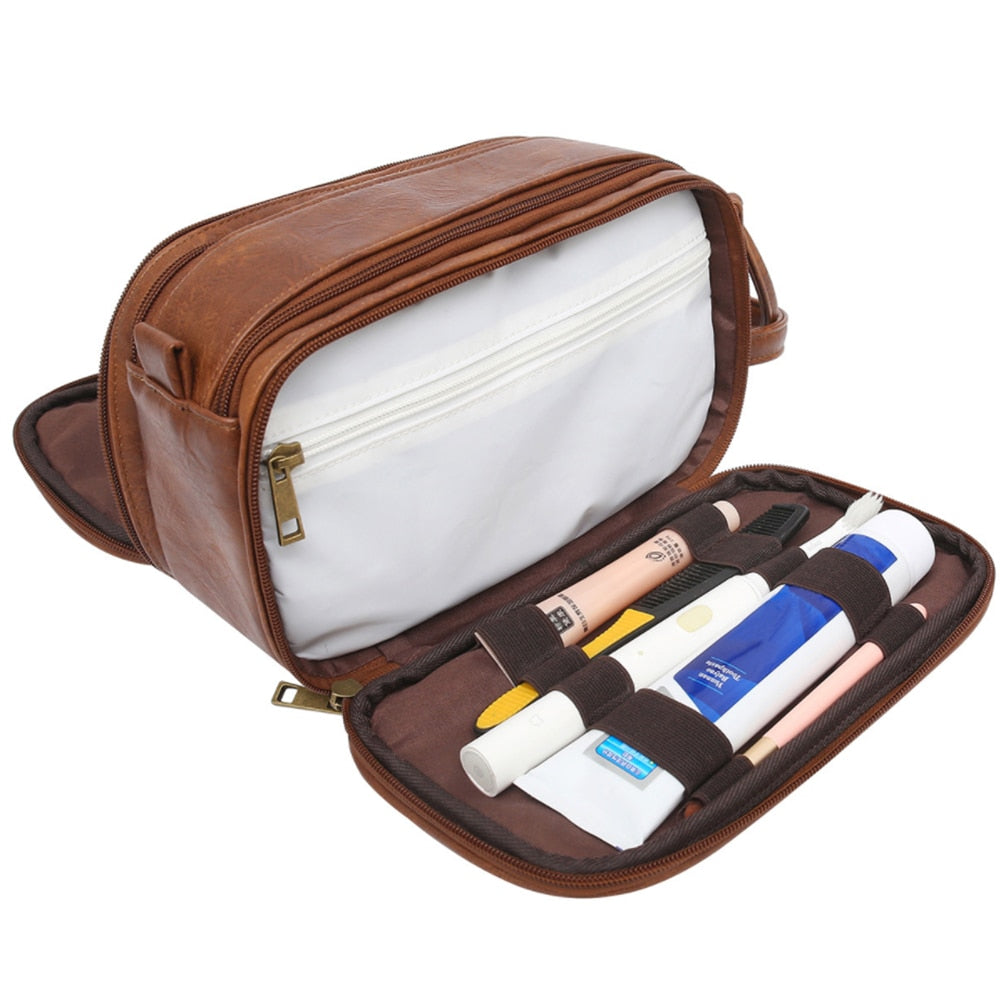LoungeYard | Mermaid Dream Waterproof Leather Travel Makeup Storage Bag — product view 3