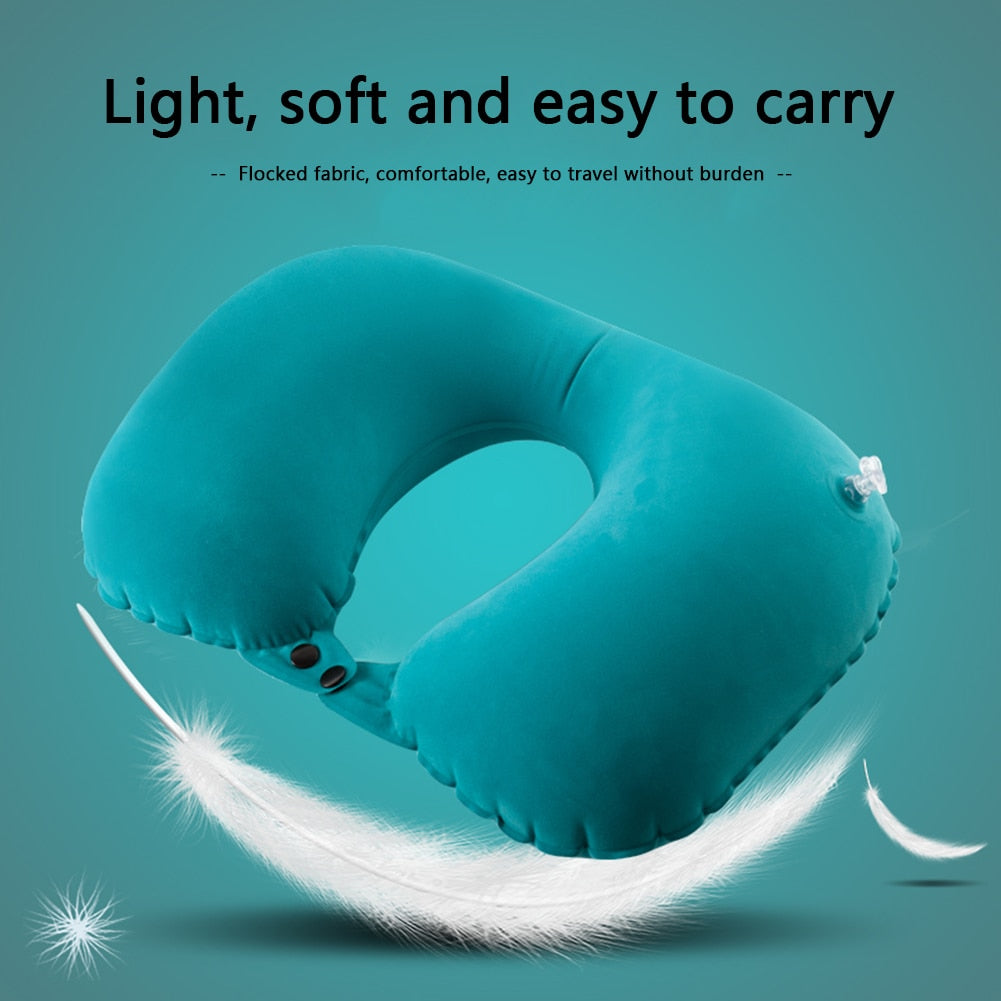 LoungeYard | Air Rest Inflatable Easy Pump Neck Pillow — product view 5