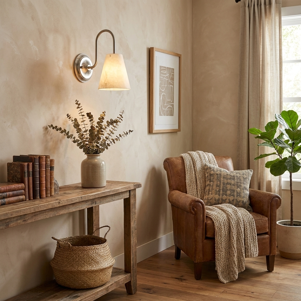 Heron Alabaster Wall Sconce — product view 4