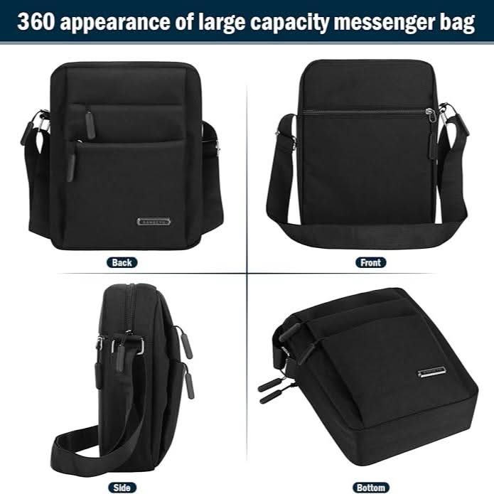 LoungeYard | Men's Shoulder Bag with Anti-Theft Design — product view 3