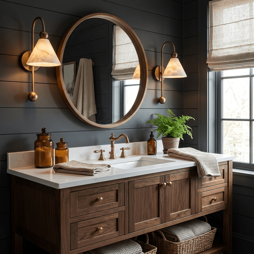 Holloway Antique Bronze Cone Sconce — product view 2