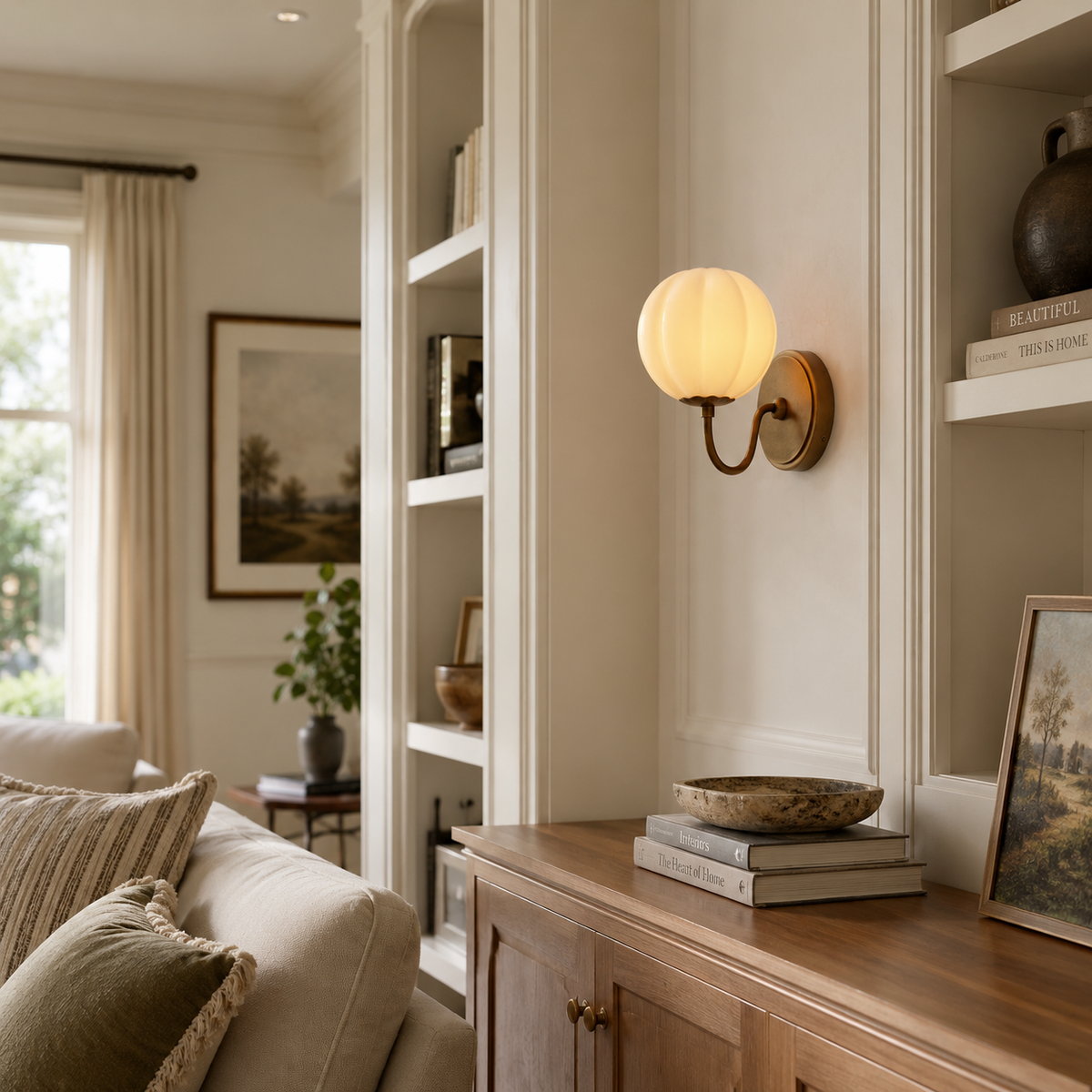 Holloway Glass Wall Sconce — product view 6