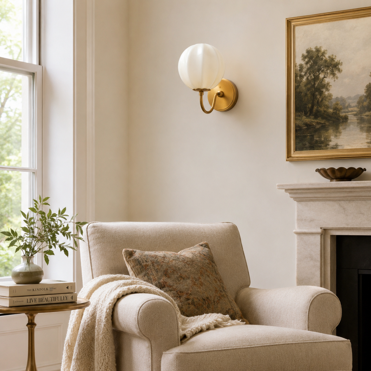 Holloway Glass Wall Sconce — product view 3