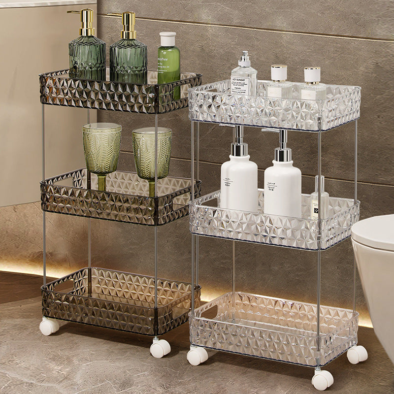 LoungeYard | Home Bathroom Storage Organizer Rolling Rack — product view 2