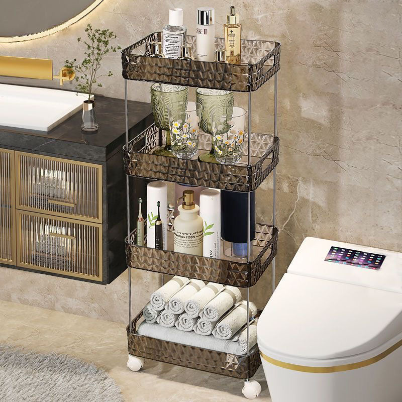 LoungeYard | Home Bathroom Storage Organizer Rolling Rack — product view 3