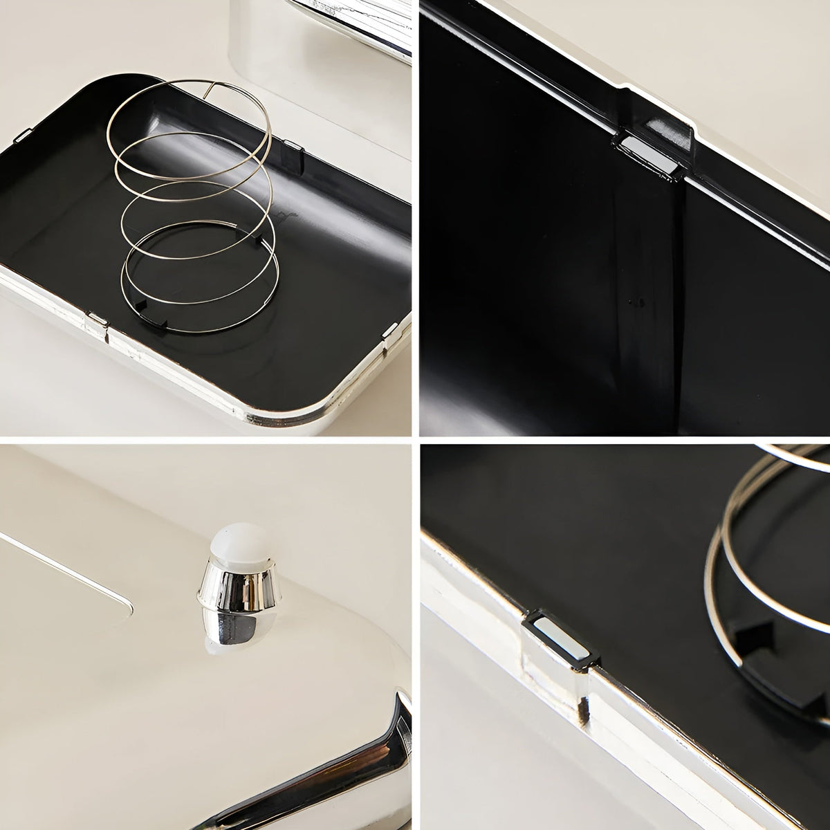LoungeYard | Elegant Tissue Box Holder with Glossy Surface — product view 5