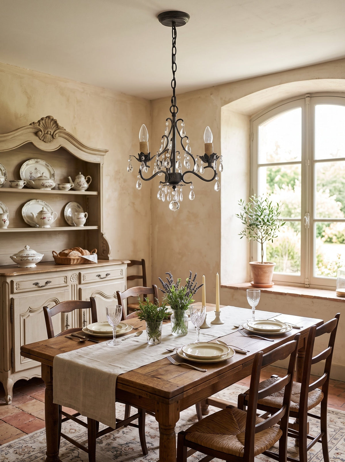 Honorine Crystal Pendant Light — product view 4