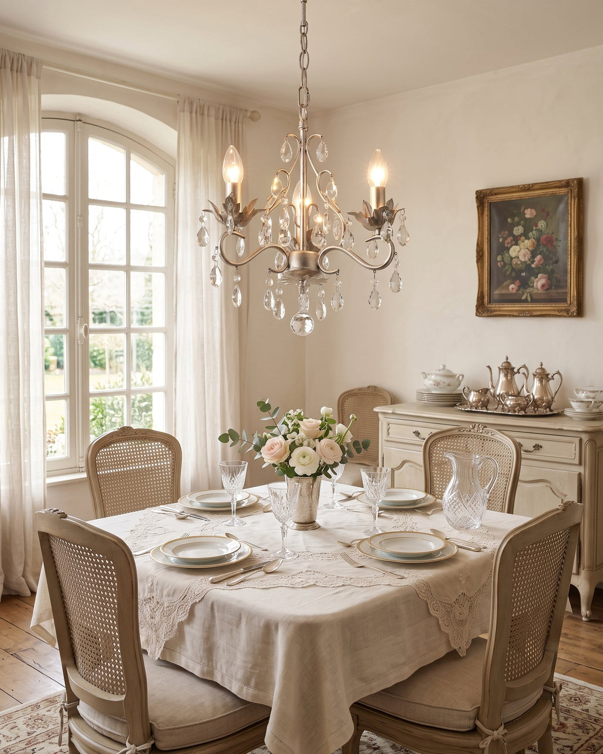 Honorine Crystal Pendant Light — product view 3