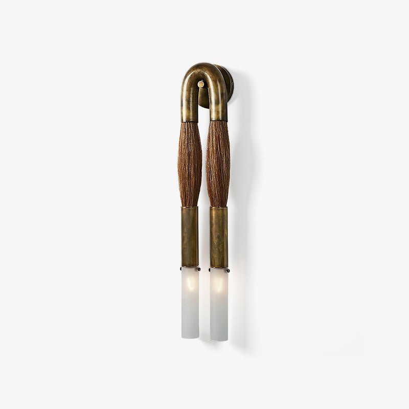 Genuine Horsehair Wall Light — product view 1
