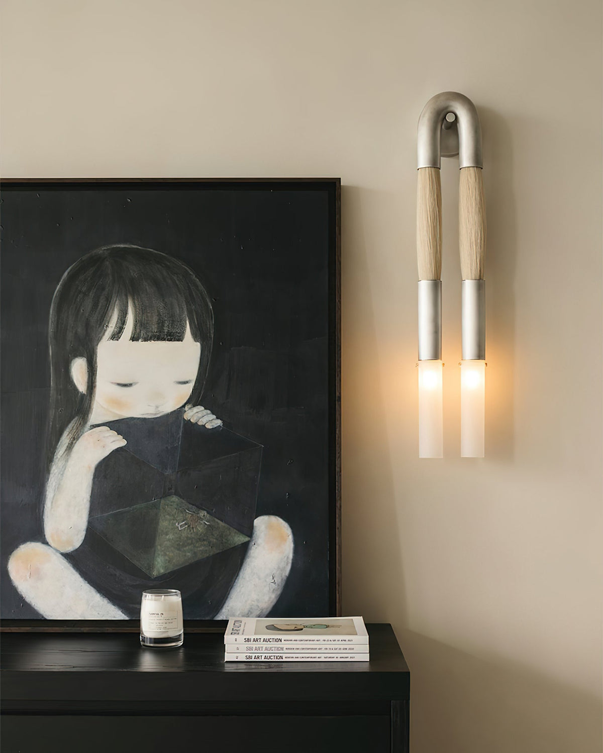 Genuine Horsehair Wall Light — product view 5