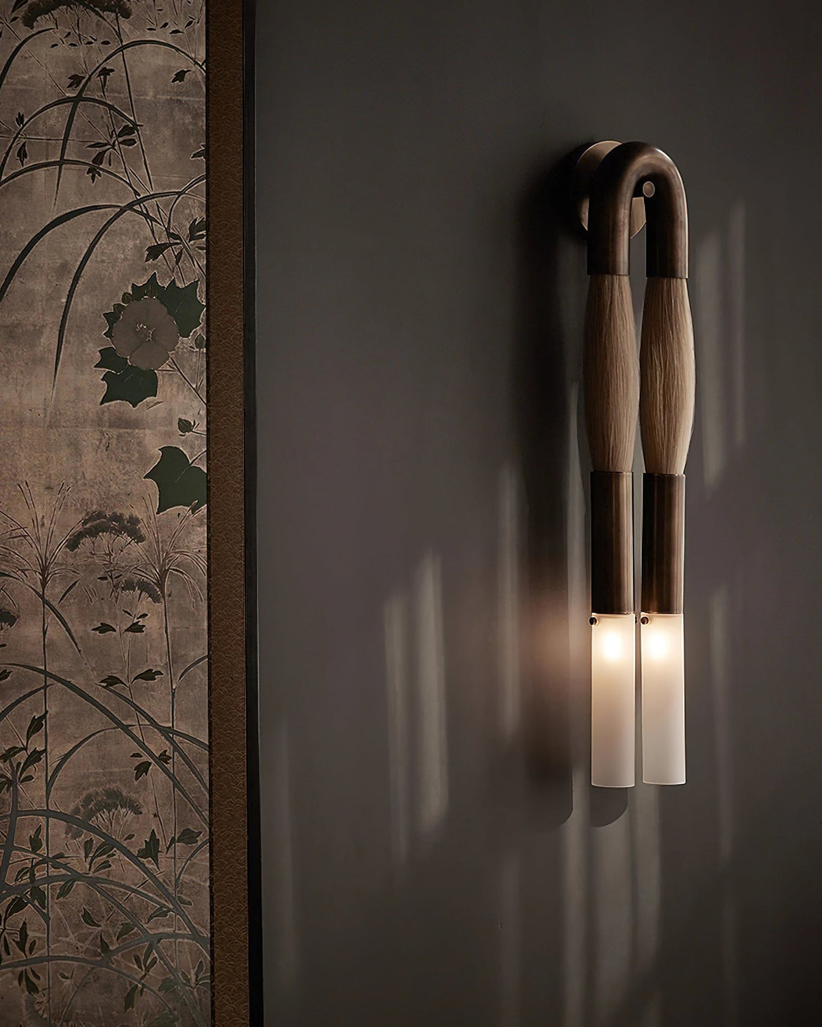 Genuine Horsehair Wall Light — product view 3