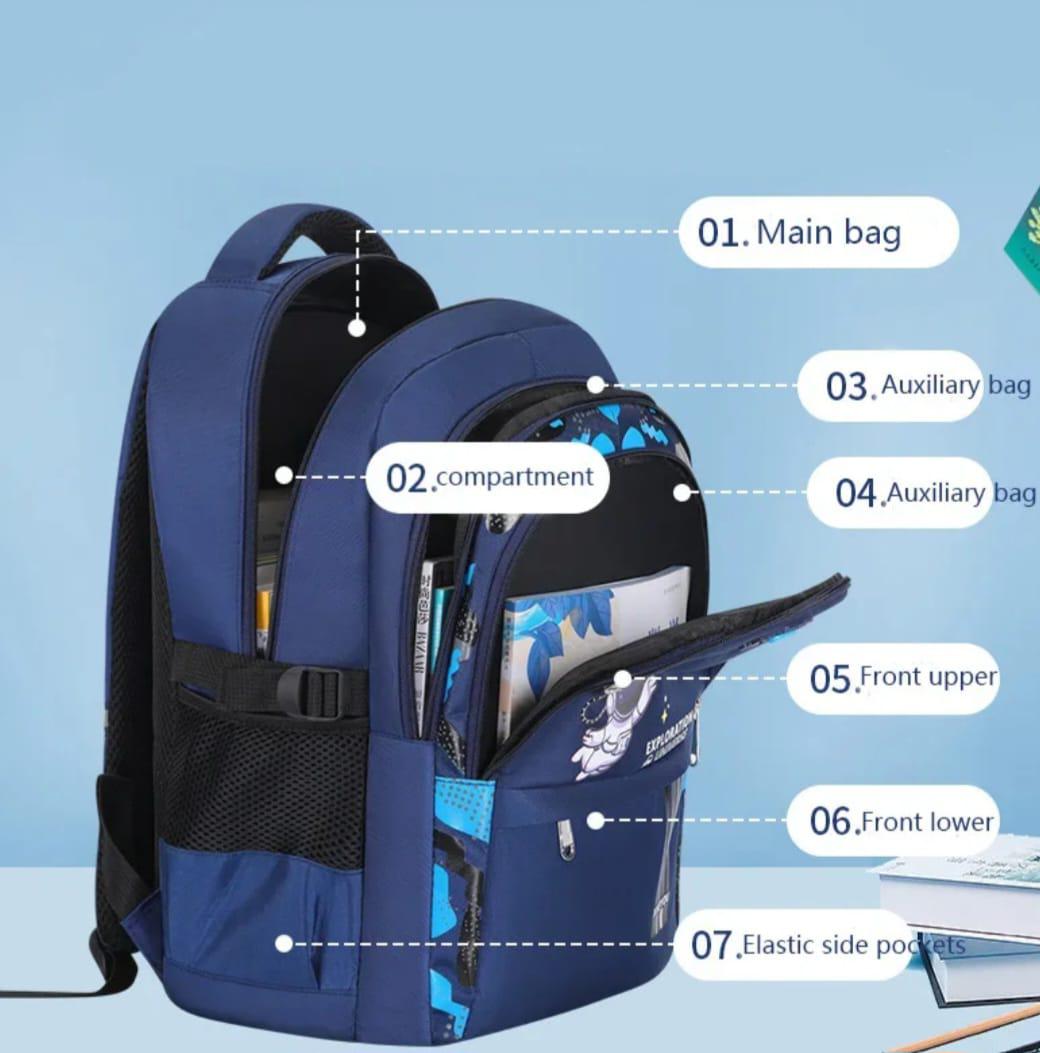 LoungeYard | Kids Astronaut School Backpack — product view 3