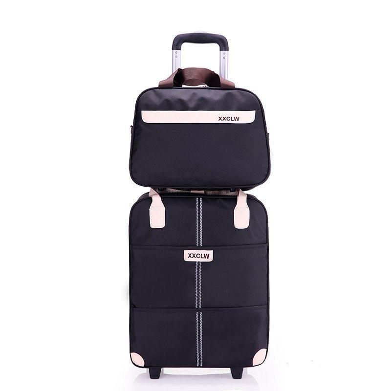 LoungeYard | 2 in 1 Travel Bags Trolley Bags Hand Luggage Bags — product view 3