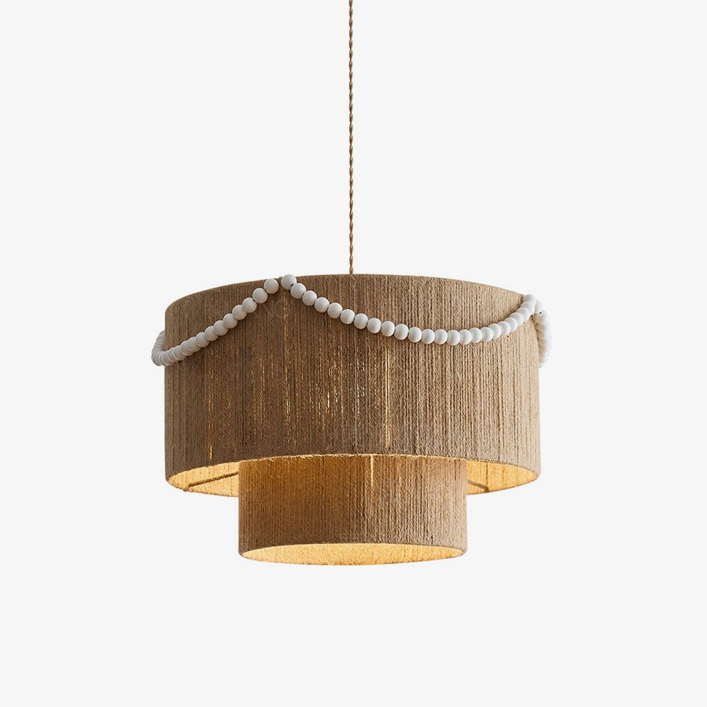 Juniper Tiered Rope Pendant Lamp — product view 1