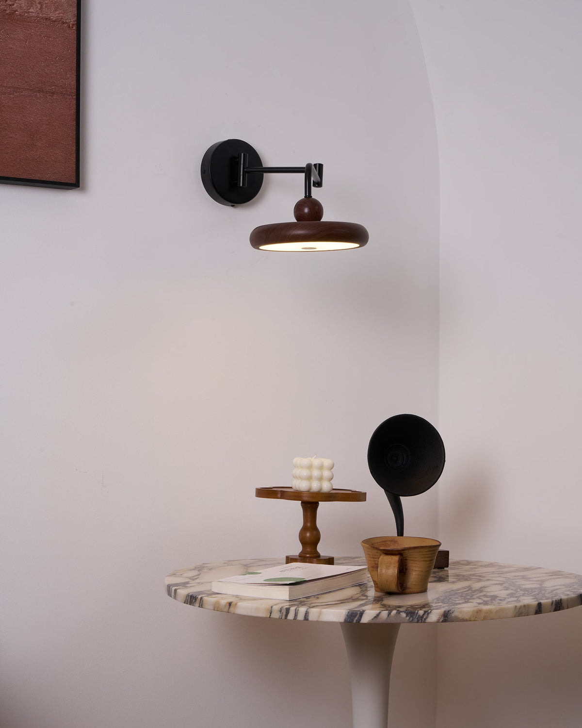 Nella Wooden Wall Light – Stylish Natural Wood Wall Sconce for a Warm, Modern Home — product view 4