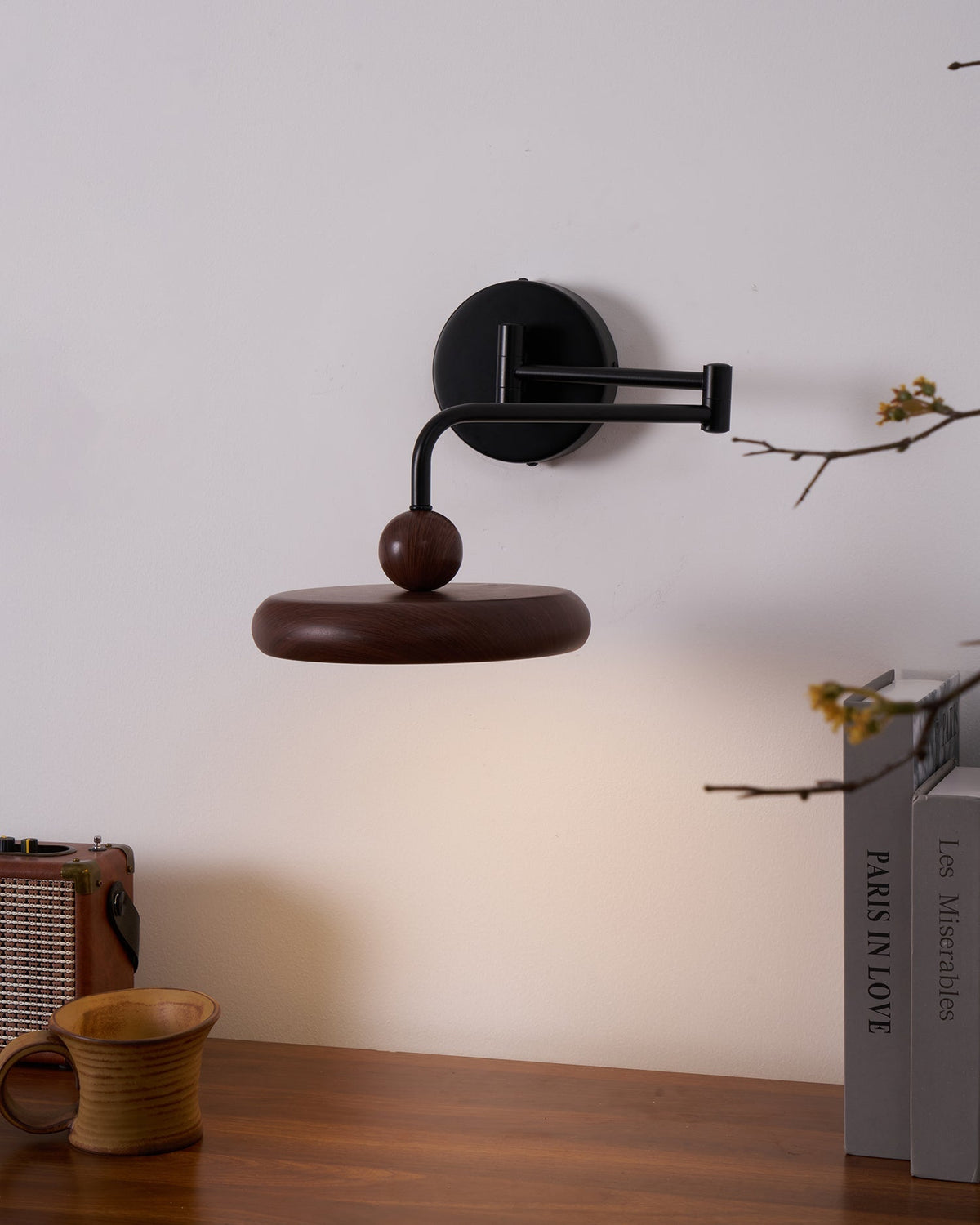 Nella Wooden Wall Light – Stylish Natural Wood Wall Sconce for a Warm, Modern Home — product view 6