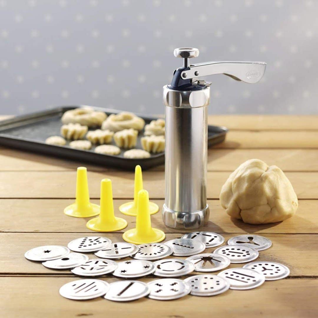 LoungeYard | Biscuit Press Stainless Steel Cookie Maker — product view 1