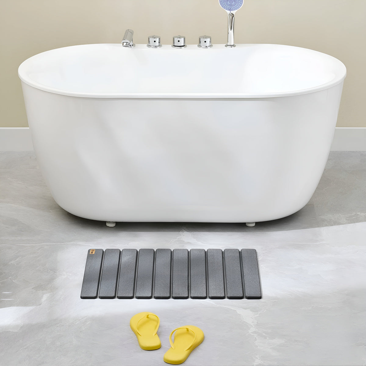 LoungeYard | Diatomaceous Earth Bath Mat | Non-slip Bathroom Rug 59x39 cm — product view 5