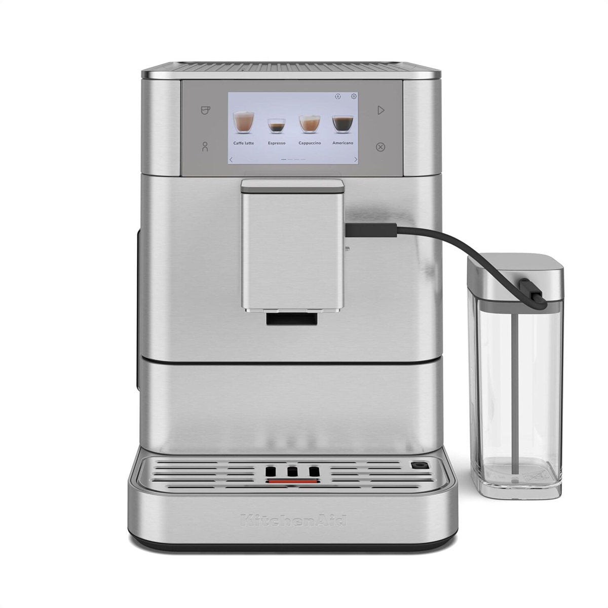 Fully Automatic Espresso Machine with Built-In Grinder and Auto Milk Frother — product view 2